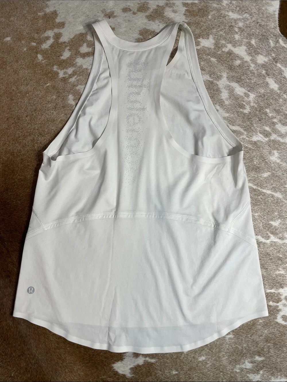 Lululemon Running White Racerback Active Tank Top - Picture 3 of 4